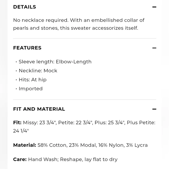 Talbots Red Jeweled Crewneck Short-Sleeve Sweater - Picture 10 of 10